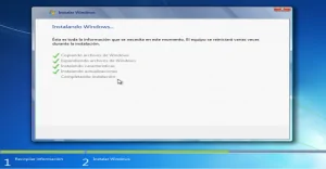 Instalando Windows...