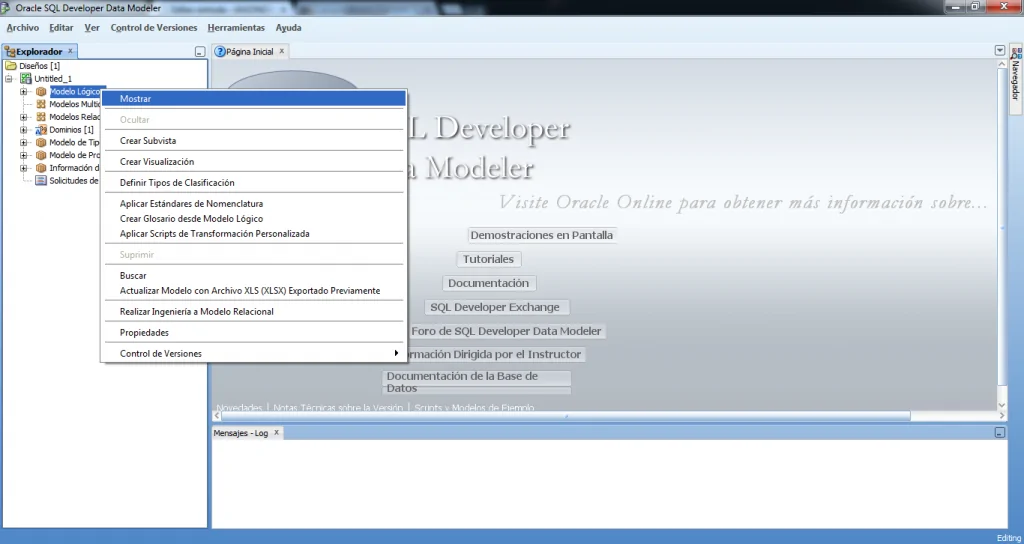 Sql Developer Data Modeler