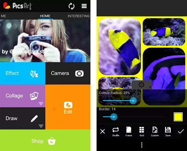 picsart editor de imagen para android