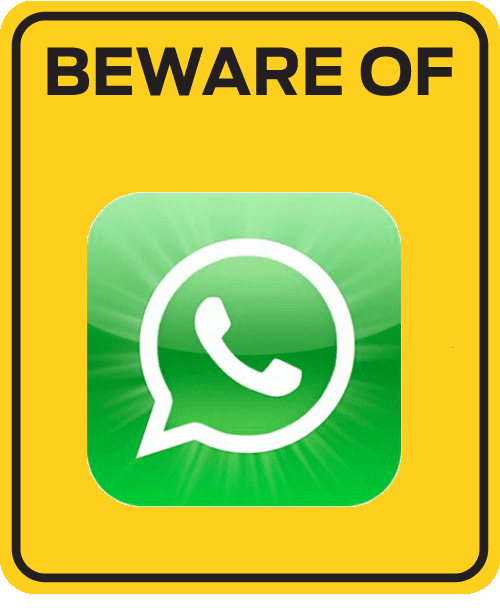 aviso precaucion whatsapp falso