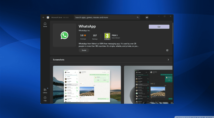 WhatsApp UWP