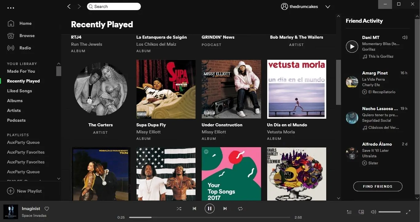 Aplicación De Spotify